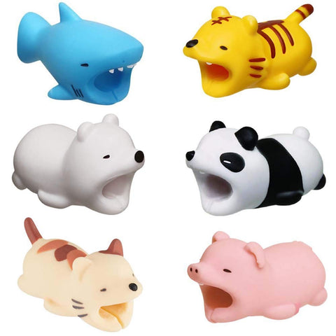 Kalolary 6 PCS Câble Protector, Animaux Mignons