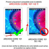 KARYLAX Protection d'écran Film en Verre Nano Flexible pour Tablette Archos Core 101 3G V2 10.1 Pouces