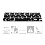 kwmobile Protection pour Clavier en Silicone AZERTY